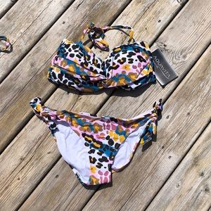 Aquavita Camo Strapless Bikini Set